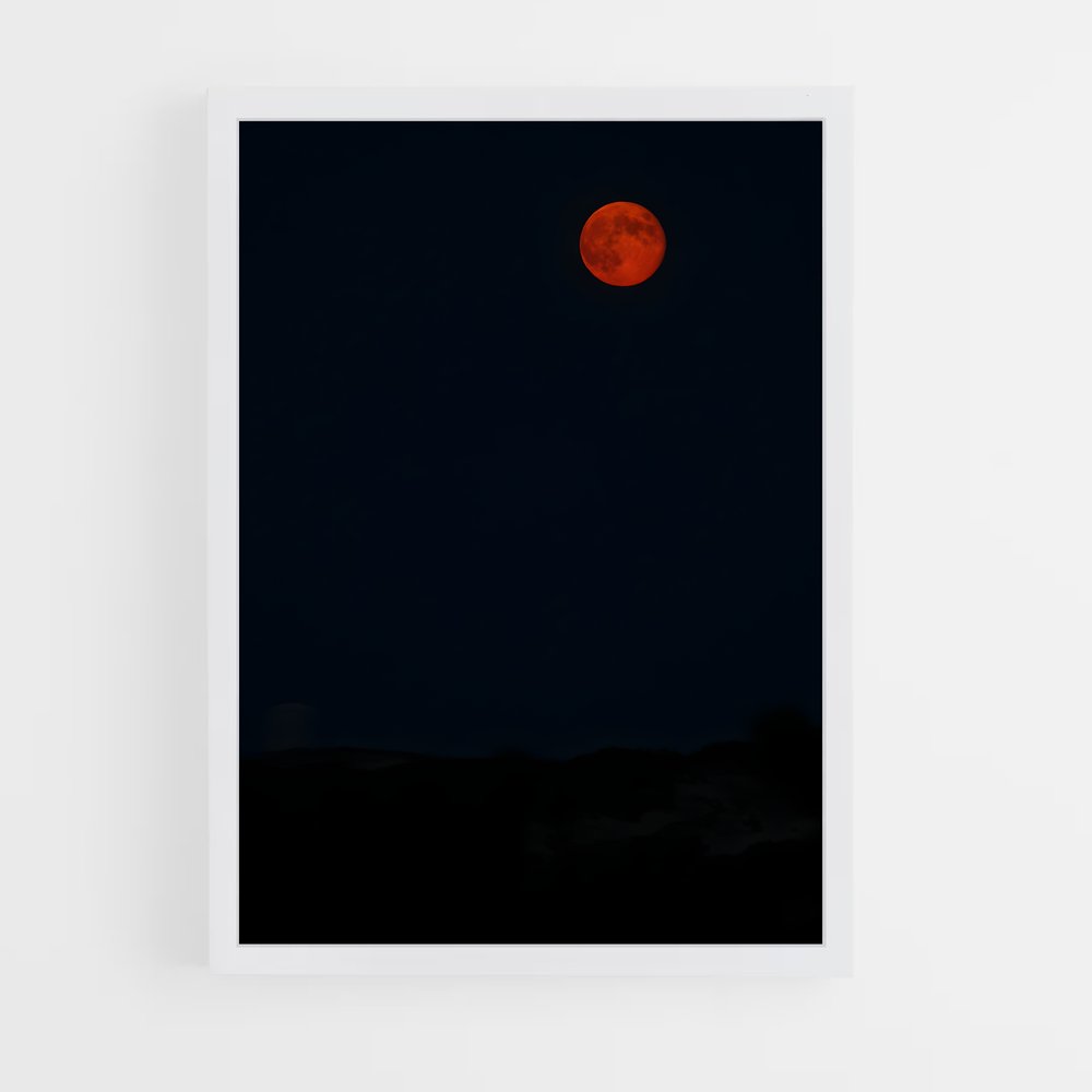 Poster impressionnant Lune de sang – affiche Système solaire (vue 3)